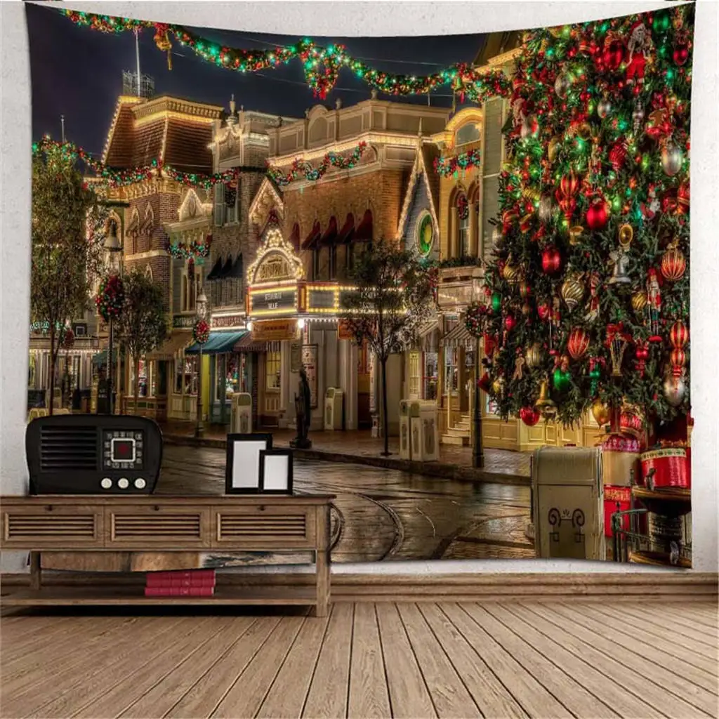 

Xmas Art Home Wall Hanging Tapestry Wall Ornament Christmas Wall Décor