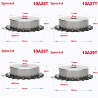 1pcs 10a 26 teeth to 31 teeth sprocket wheel chain gear industrial a3 steel suitable for 10a roller chain