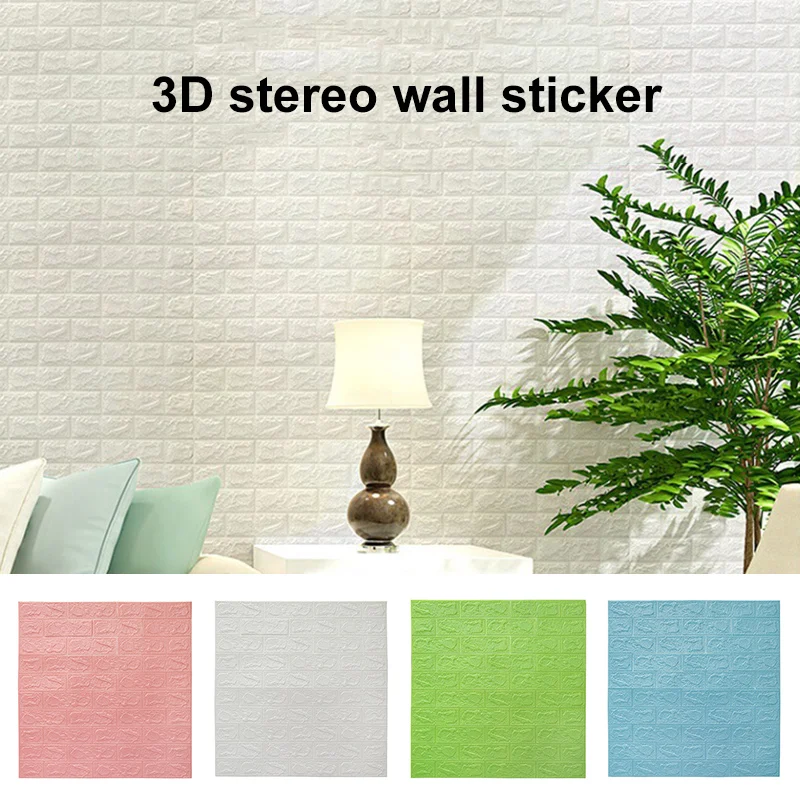 

Faux Foam Bricks 3D Wall Panels Peel and Stick Wallpapers for Living Room Bedroom Background Wall Decoration RH