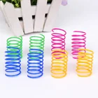 Цветная Пластиковая Весенняя игрушка для кошек, прыгающая игрушка для кошек, мяч, товары для домашних животных