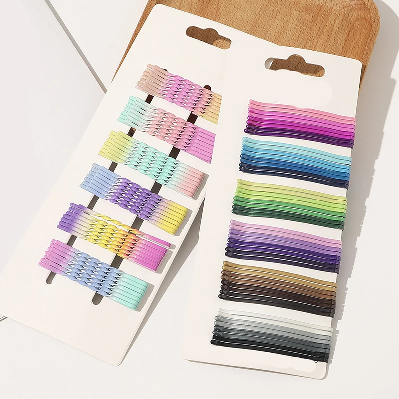 Заколки для волос плоские скрученные 1 комплект| |