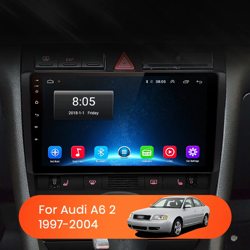 Автомагнитола AWESAFE 2 din Android для Audi A6 C5 1997-2004 S6 RS6 | Автомобили и мотоциклы