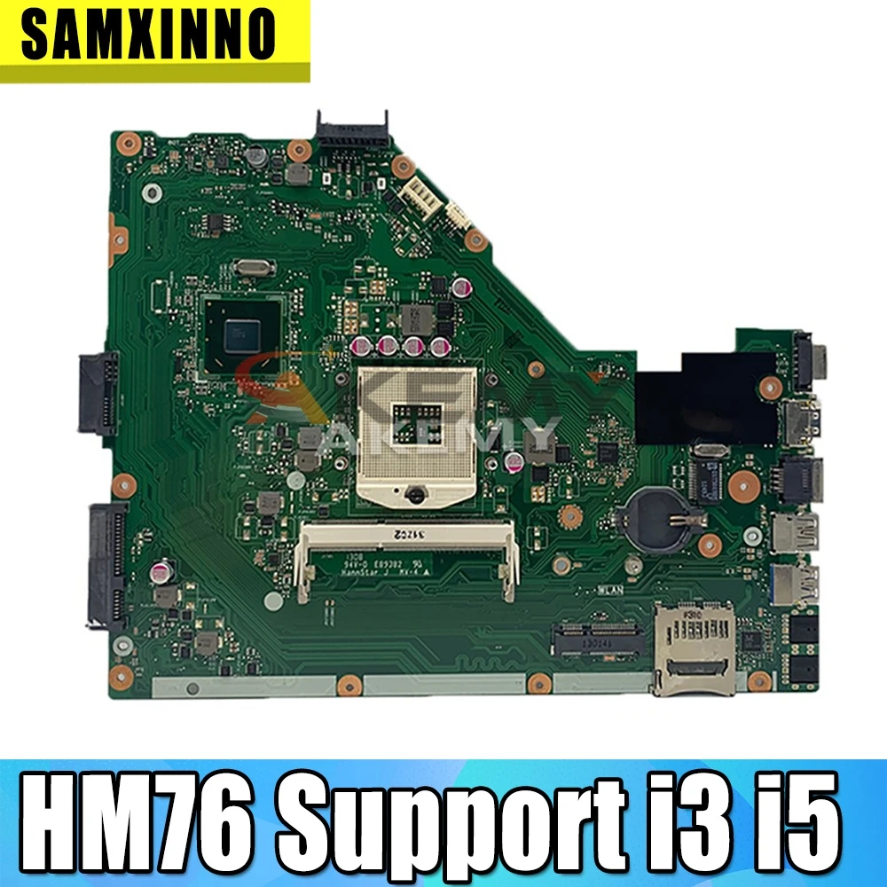 X55A HM76 SLJNV Материнская плата Asus DDR3 PGA989 ноутбук материнская REV2.1/REV2.2 100% тестирование