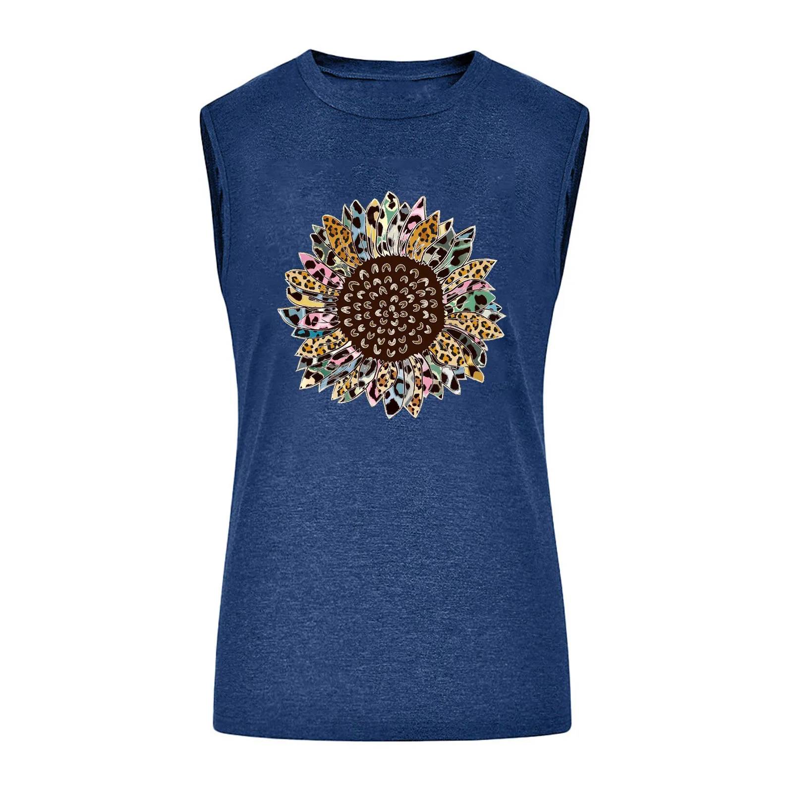 

Women Letters Printing Sleeveless O-Neck Vest Tank Shirt Tunic Blouse Tops