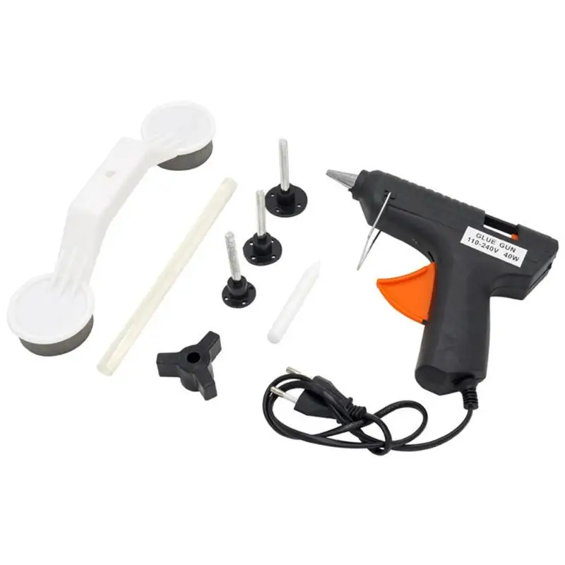 Набор инструментов для ремонта вмятин кузова автомобиля съемник + тяговые