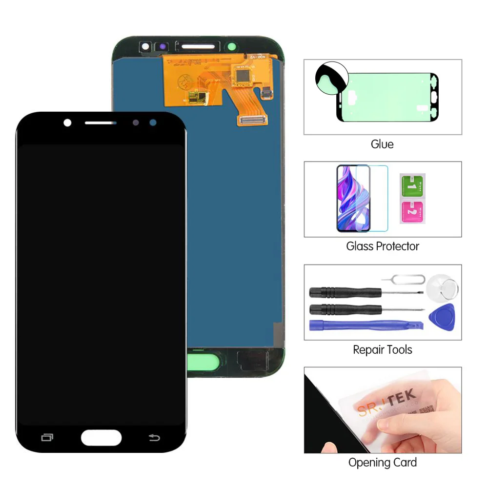 5," для SAMSUNG GALAXY J530 J530F J530FM SM-J530F J5 Pro ЖК-дисплей Панель модуль сенсорный экран дигитайзер сенсор в сборе - Цвет: Black no Frame