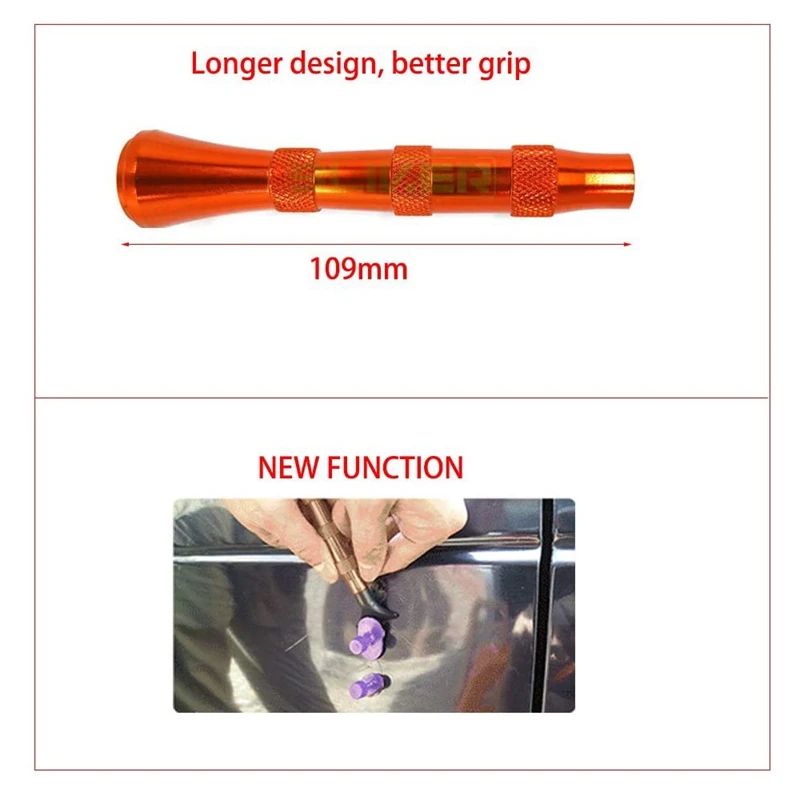 

9 Piece Dent Removal Tool Set, Auto Dents Repair Dent Remover Puller Knockdown Head Tap Down Tools Set