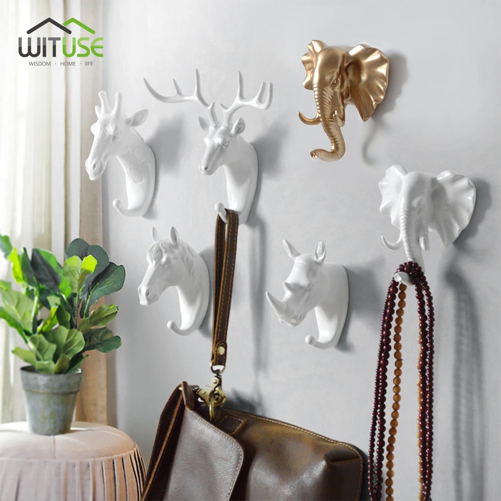 Декоративные 3d насадки для ключей в виде животного настенный держатель вешалки