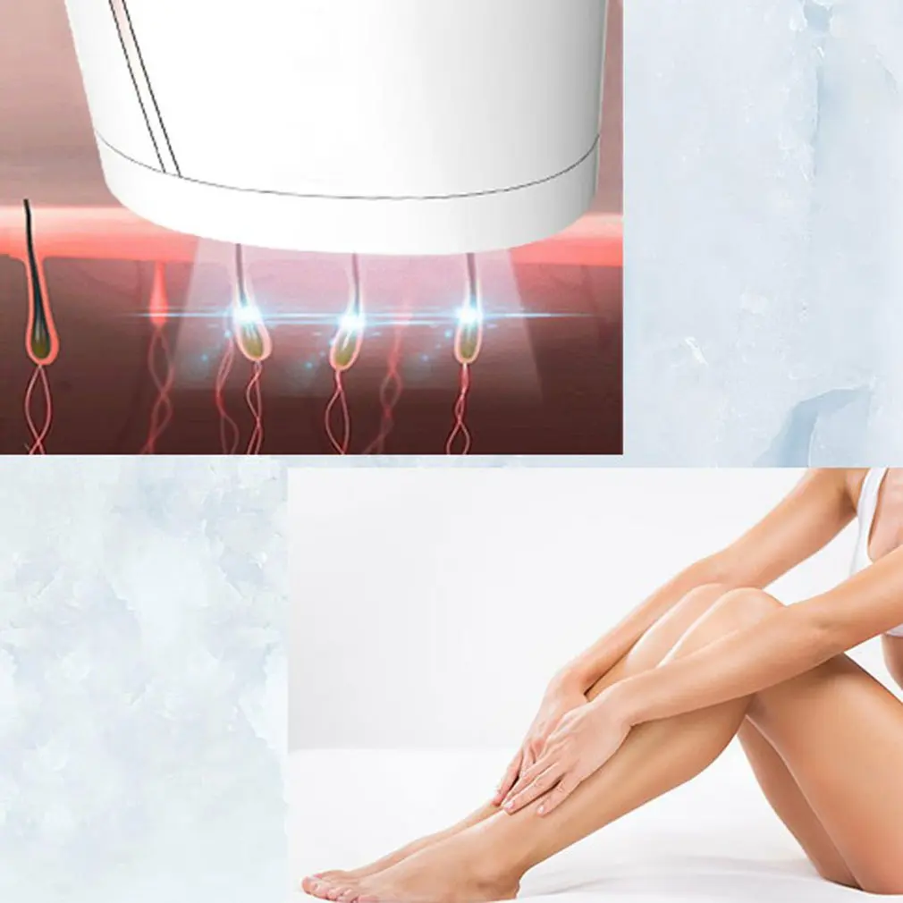 

IPL Freezing Laser Hair Removal Device ABS 5-speed manual and automatic dual mode Electric Painless depilation Unisex