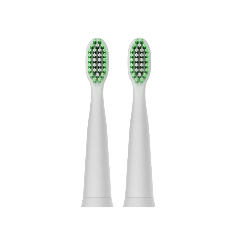 white 2 pieces Langtian 4 шт. 2 шт. головка звуковой зубной щетки DUPONT сменные головки для электрической зубной щетки подходит для Langtian Z02 Z03 Z06 Z08 Z09 Z18 - Цвет: white 2 pieces