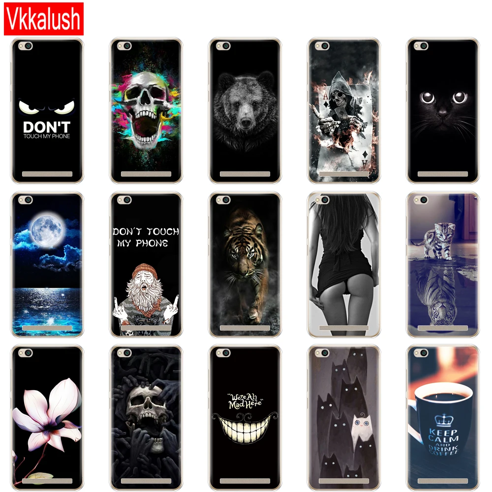 Soft Silicon TPU Case For Xiaomi Redmi 5A 5.0 Inch Phone redmi Shell Painted Cover 5a | Мобильные телефоны и аксессуары