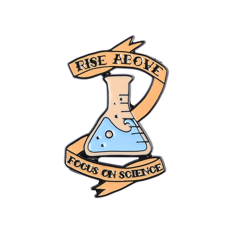 Эмалированная булавка научного образца для мужчин и женщин ювелирное изделие из