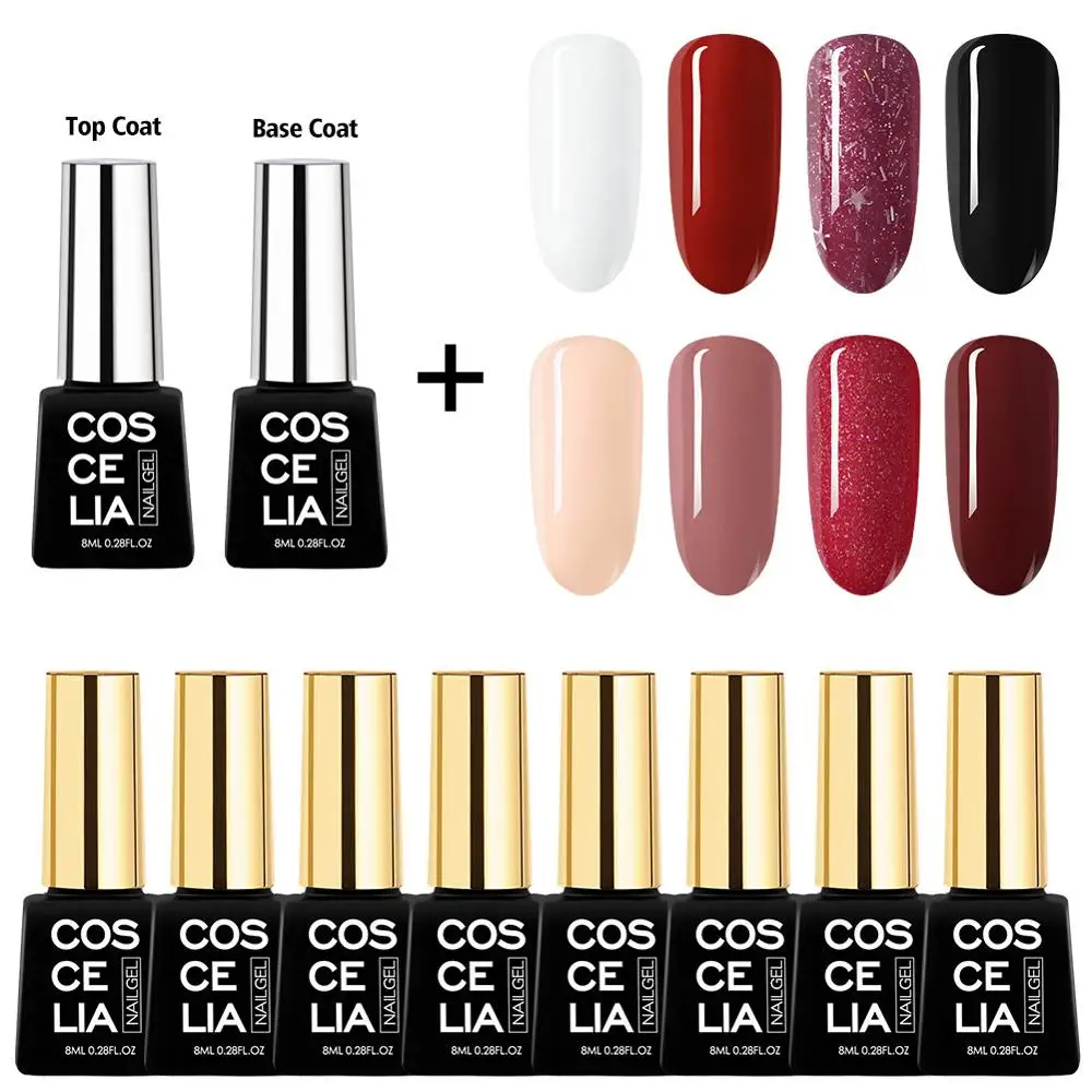 ONLY NAIL GEL COSCELIA 54 Вт лампа набор гель-лаков для ногтей инструменты для маникюра Набор для нейл-арта Полупостоянный УФ лак Инструменты для маникюра Набор для ногтей - Цвет: ONLY NAIL GEL