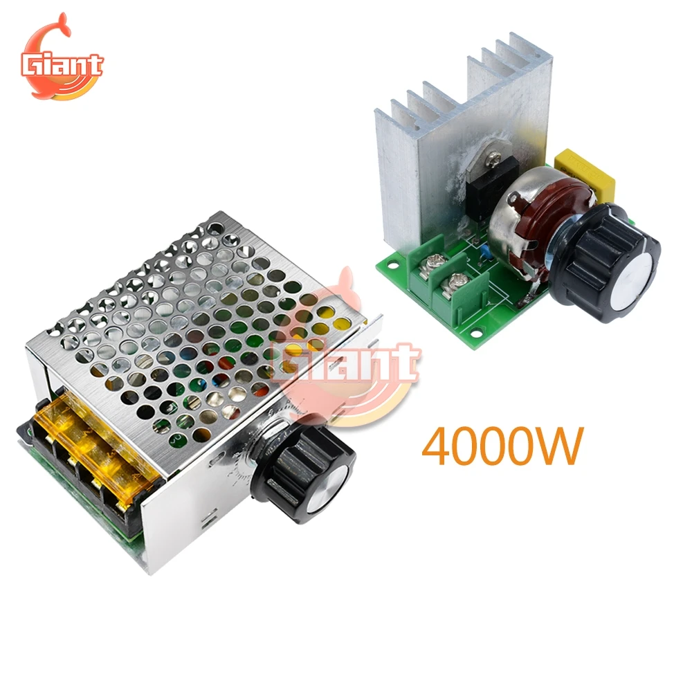 Электронный регулятор напряжения SCR высокой мощности 4000 Вт плата управления