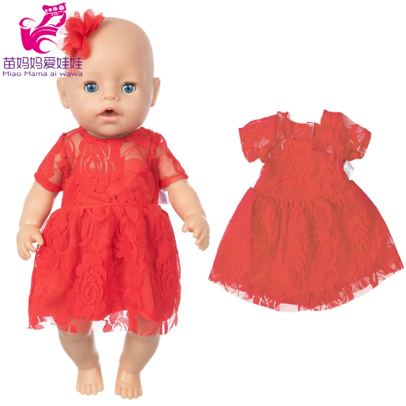 

18Inch American OG Girl Dolls Clothes Leopard Dress 43cm Baby Doll Clothes Mini Skirt Toys Wear