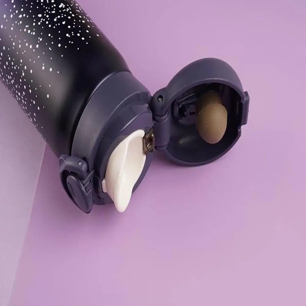 HiMISS 300 мл нержавеющая сталь ЗВЕЗДНАЯ Печать Изолированная чашка с крышкой