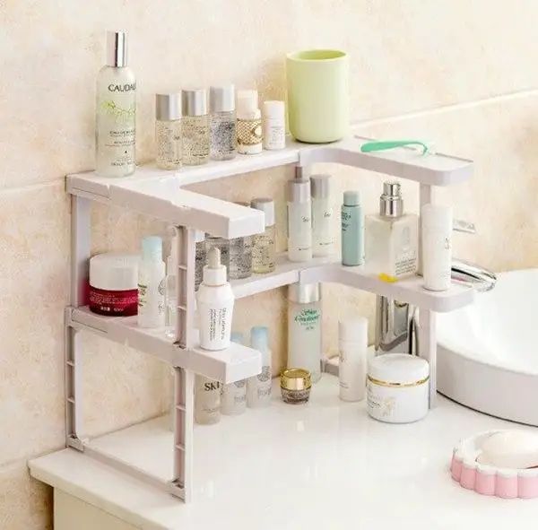 2 слойный кухонный шкаф органайзер регулируемая кухонная полка для хранения