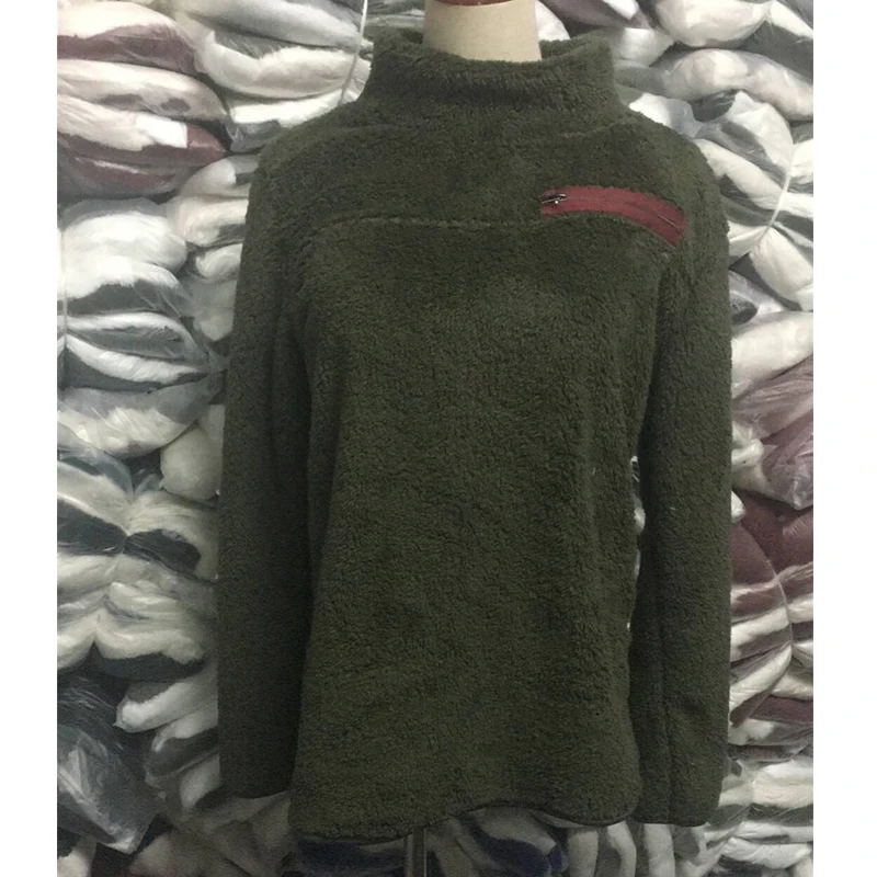 Женский свитер с высоким воротником джемпер круглым вырезом Осень-зима большие