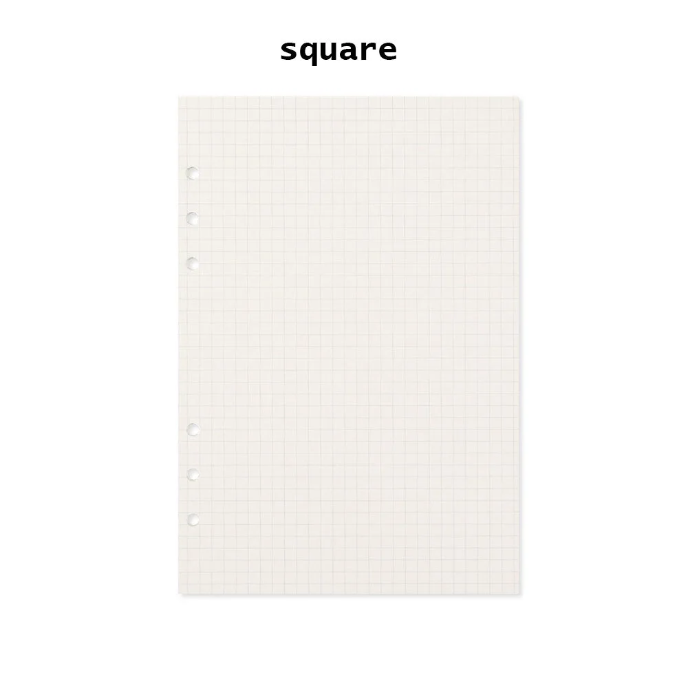 45 sheets Square A5 A6 войлочный Тканевый блокнот бумажный планировщик внутреннее кольцо для страниц Настольный держатель бумаги портативный дневник подарок - Цвет: 45 sheets Square