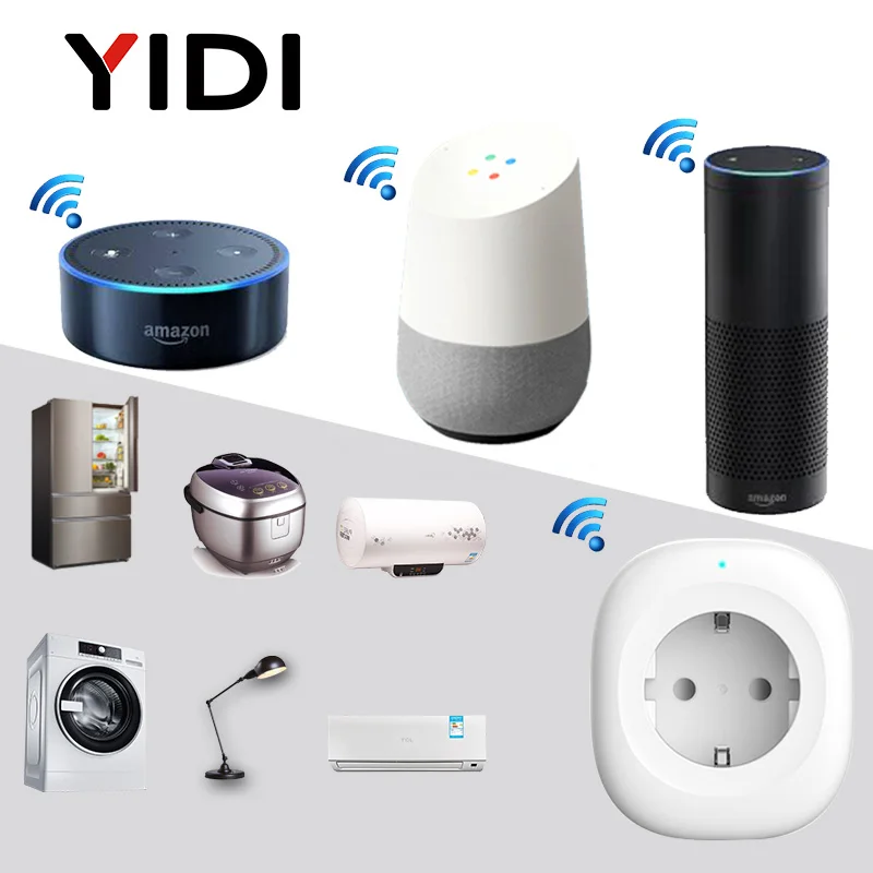 Умная розетка европейского стандарта с Wi-Fi и настенной USB розеткой электрическая