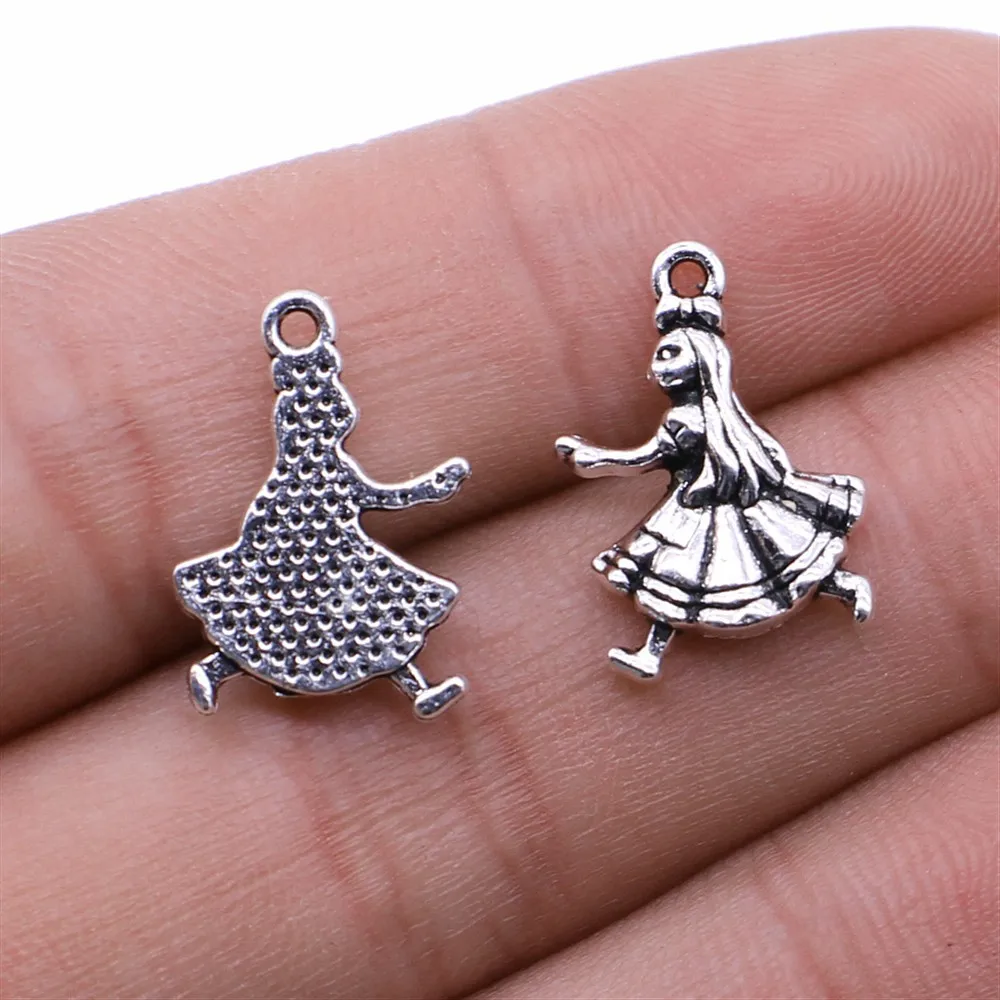 

10 шт. 13x18 мм, цвет под старину Серебро, для изготовления ювелирных изделий B14369