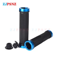 1 pair cycling handlebar grips anti skid rubber bicycle grips mountain bike lock on bicycle handlebars end grips high quality