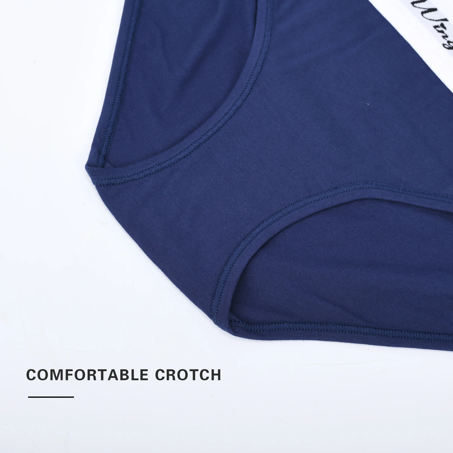 WingsLove 3 in Pack Women's Seamless Underwear Cotton Sporty String Bikini Panty