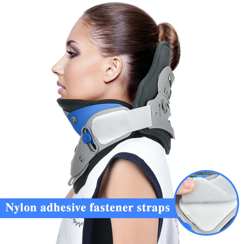 Neck Correction Repair Collar Cervical Traction Device Adjustable Spine Stretcher Corrector Support | Красота и здоровье