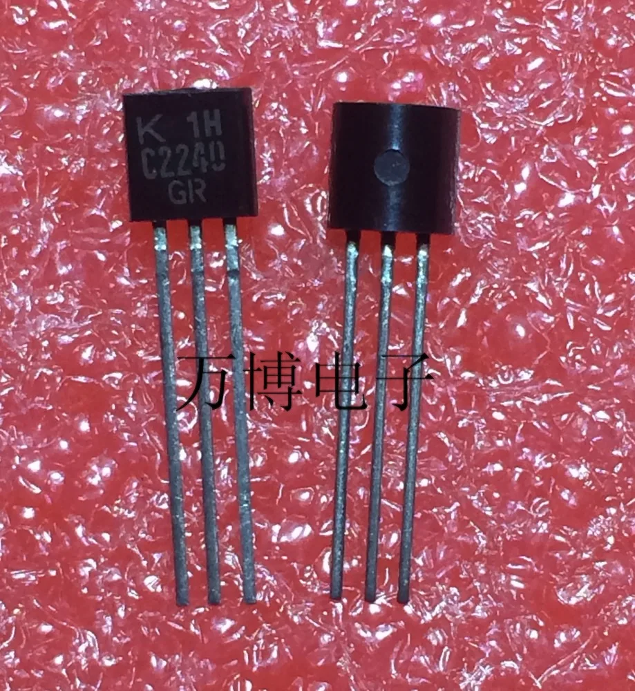 10 шт. TOSHIBA KEC 2SC2240 GR TO 92 транзистор C2240 усилитель мощности звука 2SC2240|Светодиодные