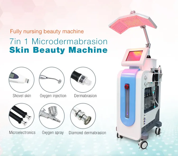 Высококачественный многофункциональный Hydrafacial аппарат для омоложения кожи PDT био-легкая терапия удаление морщин для кожи