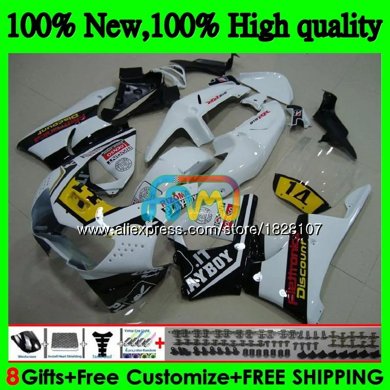 

Body For HONDA CBR 919RR 900RR 900 Black white 919 RR CBR900 CBR919 RR 98 99 134BS.26 900CC CBR900RR CBR919RR 1998 1999 Fairing
