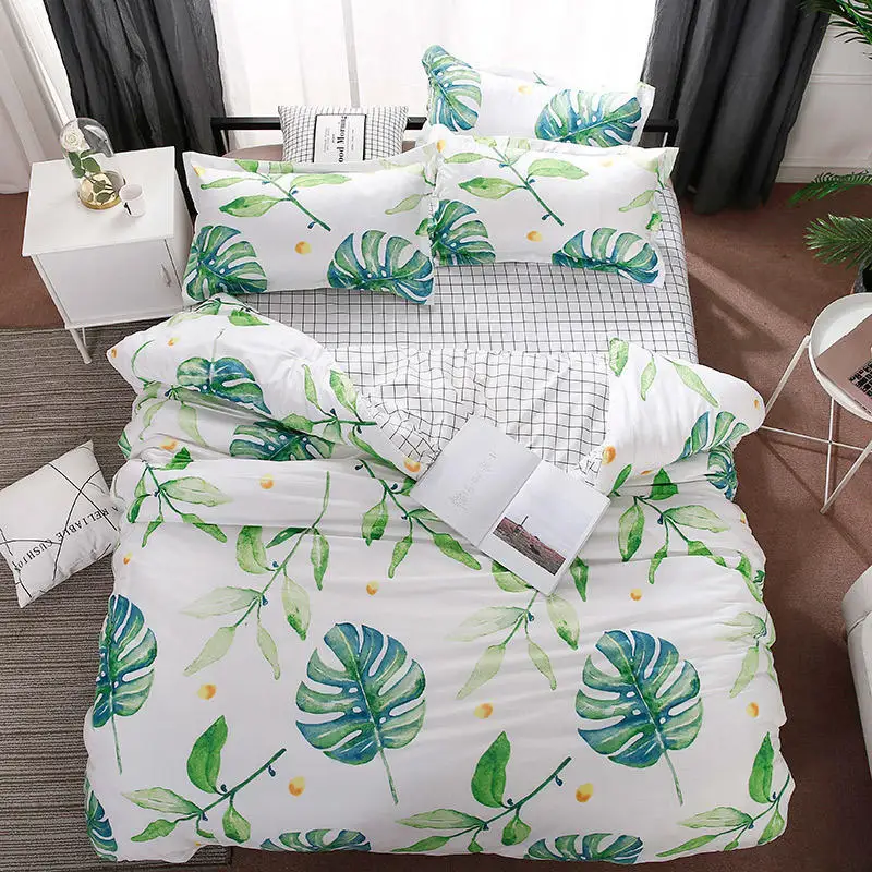 

Tropical Plant Leaf Leaves Duvet Cover Set Twin Full Queen King Size Bedding Set 3/4pcs Comforter Cover Bed Sheet Pillowcase Set