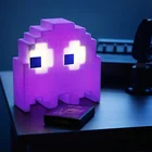 Детская светодиодный ночной Светильник игра Pacman 7 цветов Chnage USB мультфильм ночника для декорация для детской спальни ночники подарки на Рождество