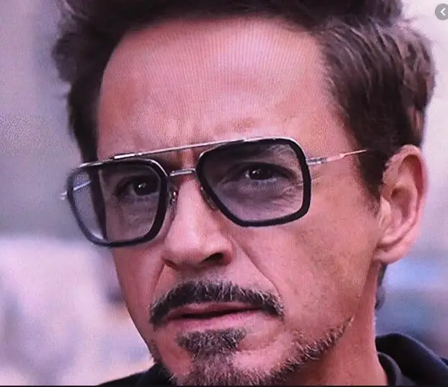 Мстители Tony Stark мужские солнцезащитные очки Брендовые дизайнерские Роскошные мужские модные высокое качество для знаменитостей Железный человек 3 очки для просмотра фильмов