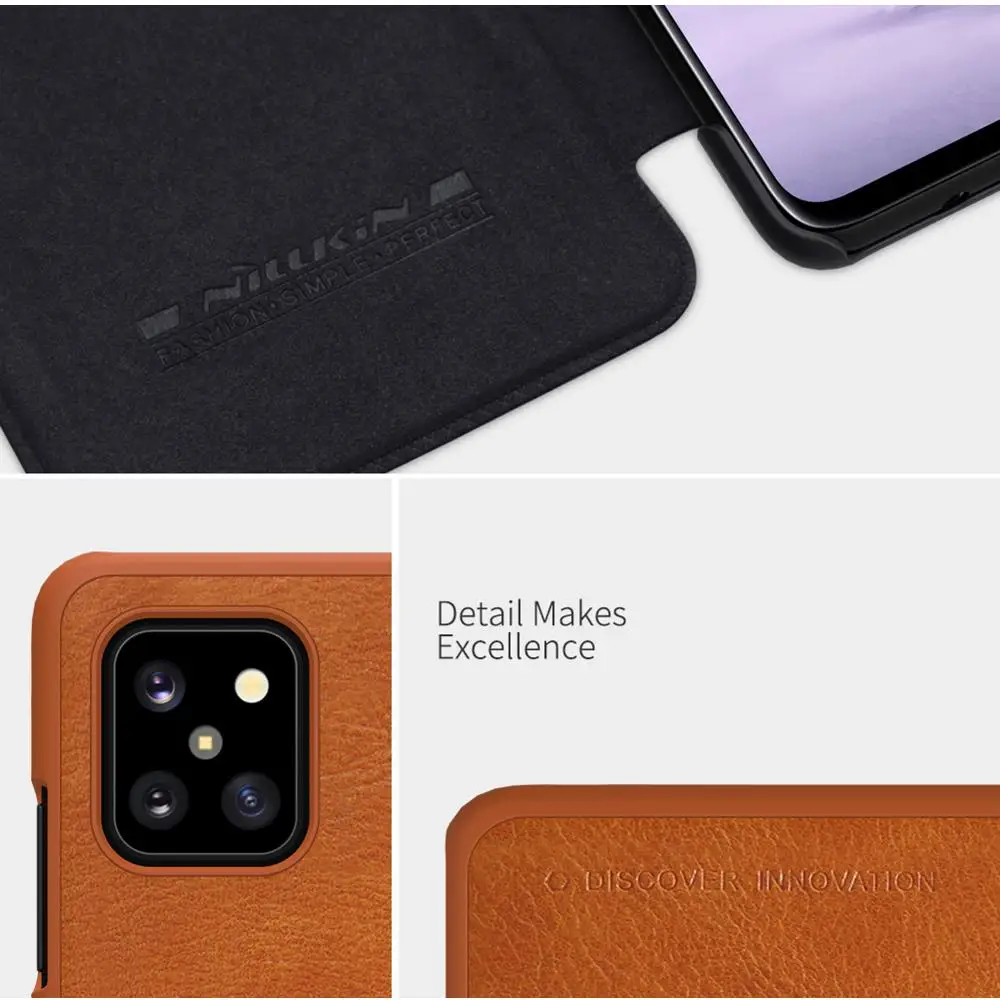 for samsung galaxy a22 4g5g a32 a52 a72 nillkin qin flip leather case business slim phone cover for samsung galaxy s21 fe 2021 free global shipping