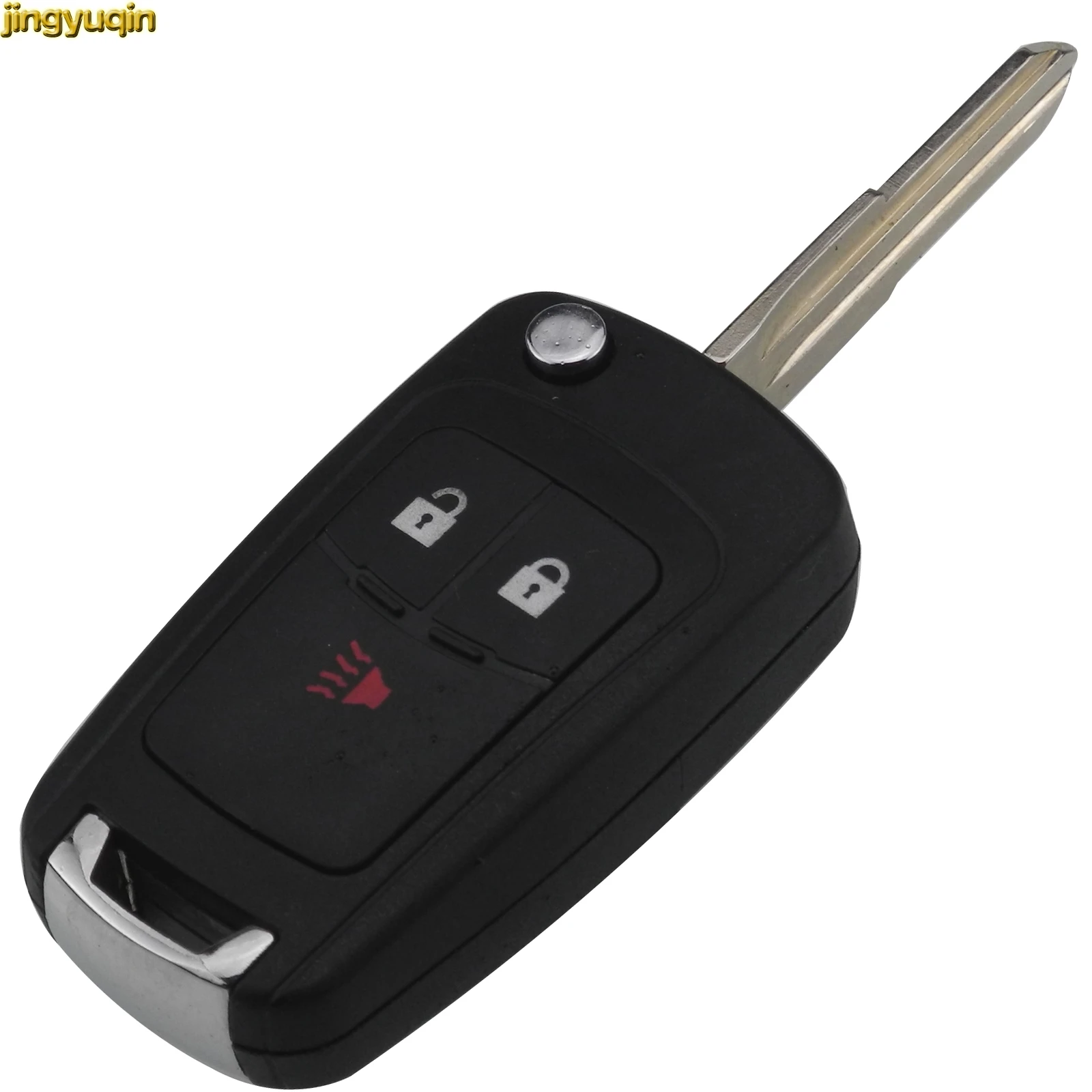 Jingyuqin Складной флип автомобильный брелок для CHEVROLET Cruze Spark дистанционный ключ без