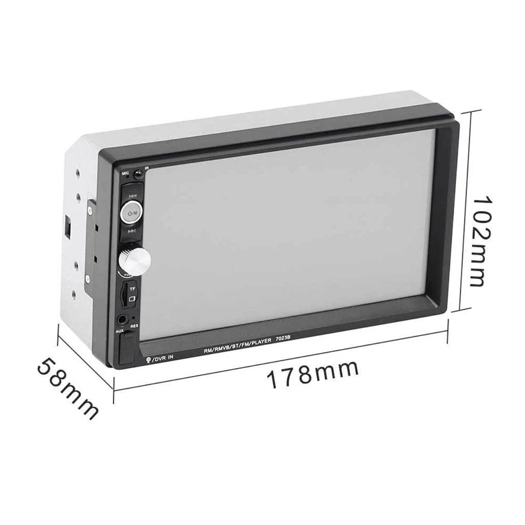 

Car Audio Double Din, Touchscreen, Bluetooth, DVD/CD/MP3/USB/SD AM/FM Car