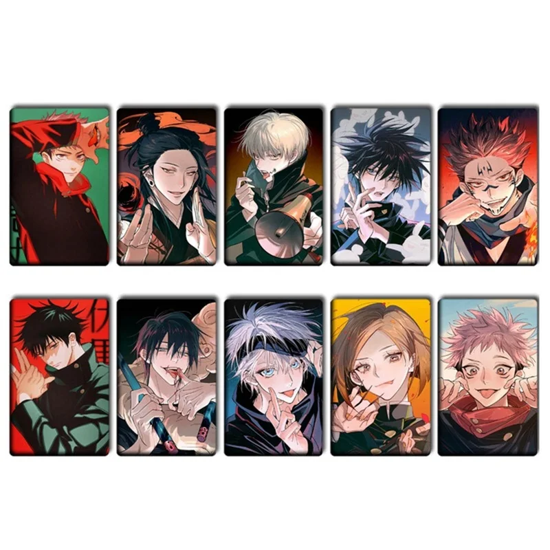 10 шт./компл. аниме фигурки ююютсу кайсена наклейки для косплея подходят