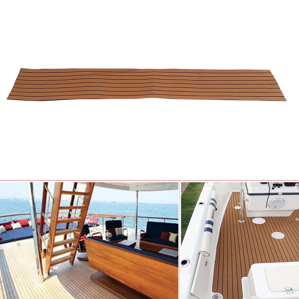 

Deluxe EVA Faux Teak Decking Sheet for Boat Yacht Non - Slip
