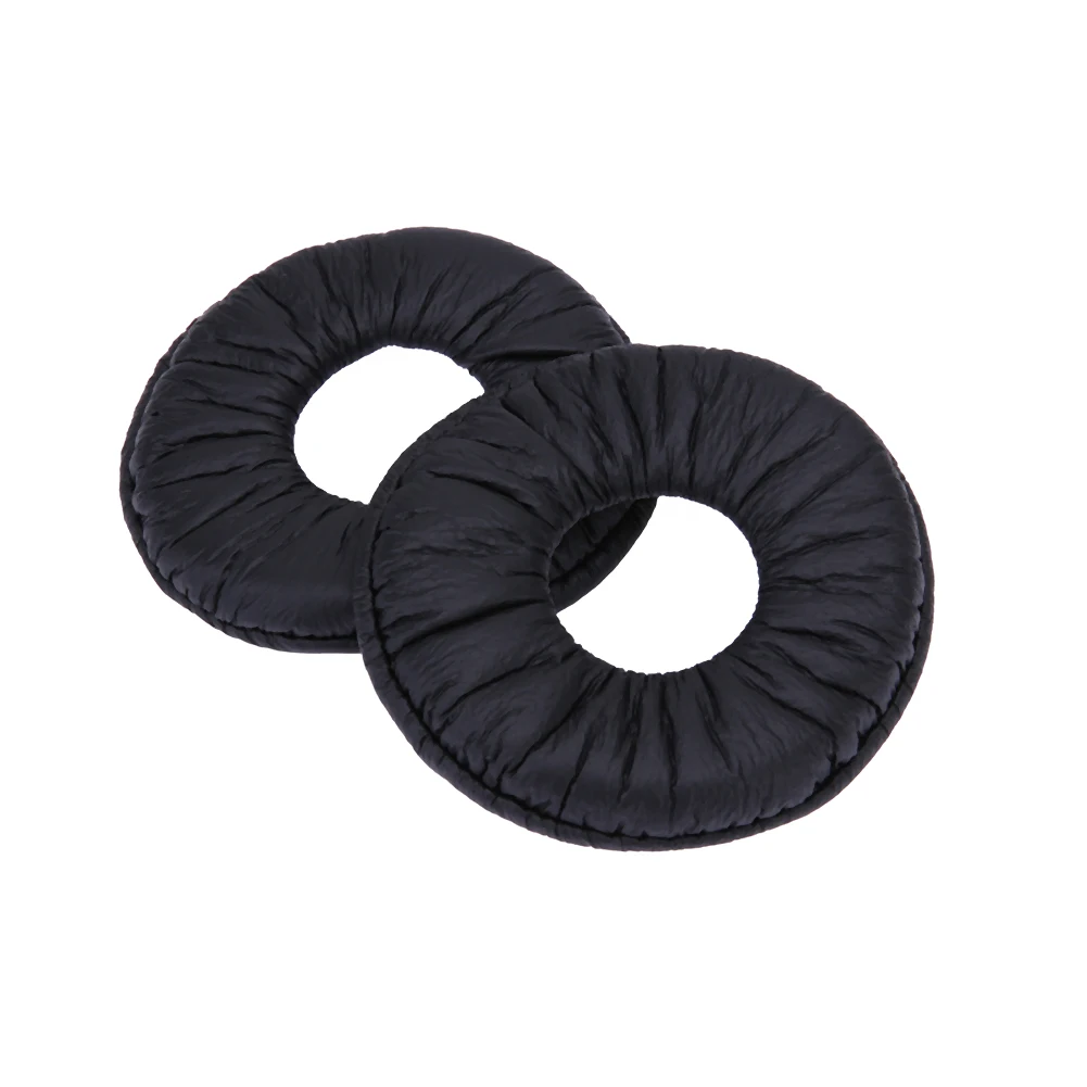 2 шт. 70 мм нанесите монтажную пену кожи Замена амбушюры подушки для Sony MDR-ZX100 ZX300 V150