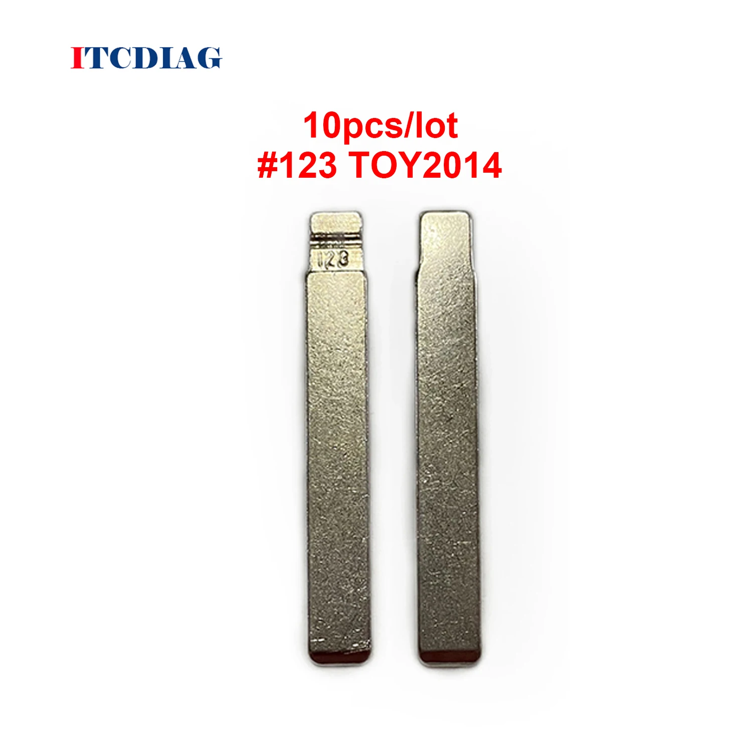 

10 pcs/lot #123 lishi TOY2014 Metal Blank Uncut Flip KD VVDI Remote Key Blade for TOYOTA New Models COROLLA LEVIN