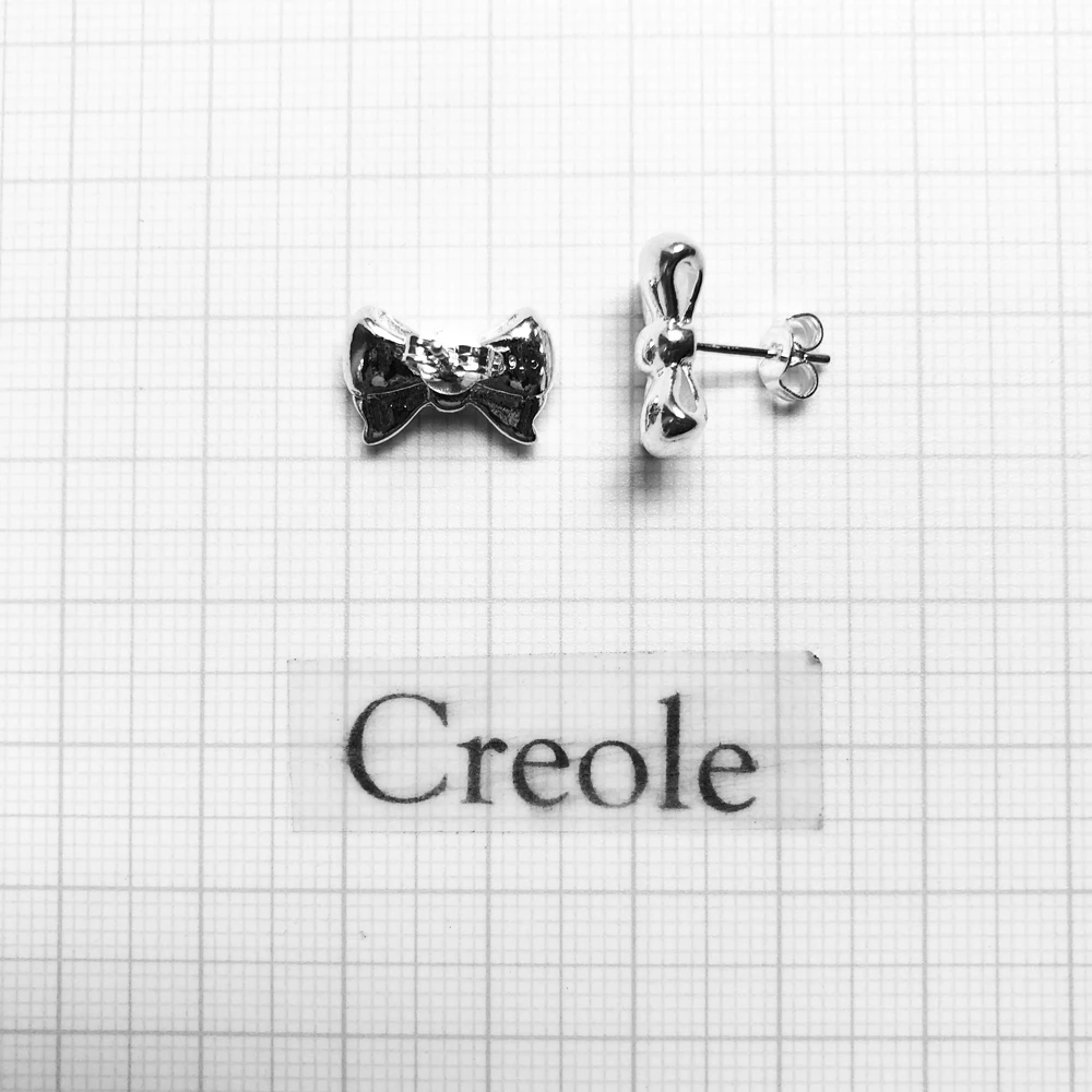 Серьги гвоздики с бантом 2019 аксессуары модные ювелирные изделия из