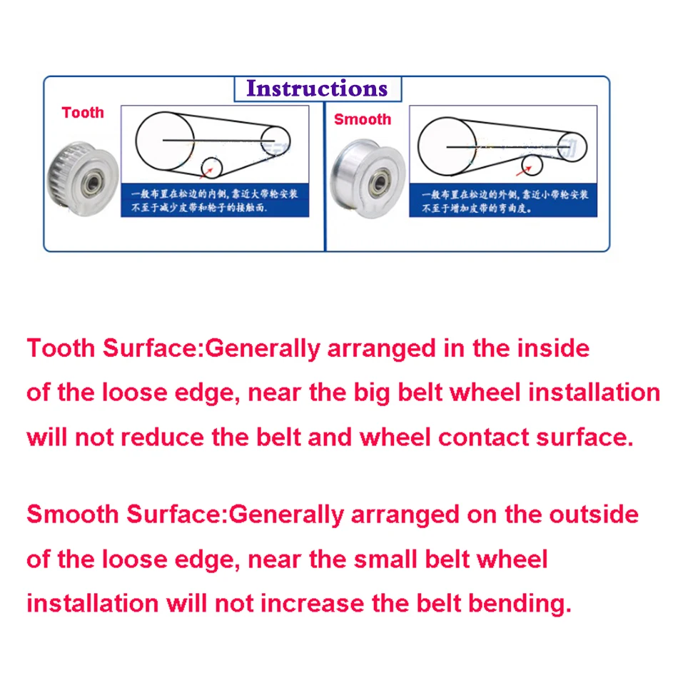 16-зубчатое синхронное колесо фонарь 2GT 3 мм с двухсторонним подшипником для ремня