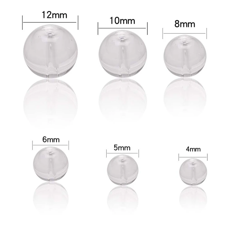 

3mm-12mm Round Loose Beads for Jewelry Making Handmade DIY Bracelet Necklace 23GD
