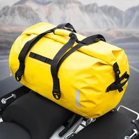 40l 90l motorcycle storage bag cycling boating waterproof tail back rear seat bags portable travel luggage backpack organizers