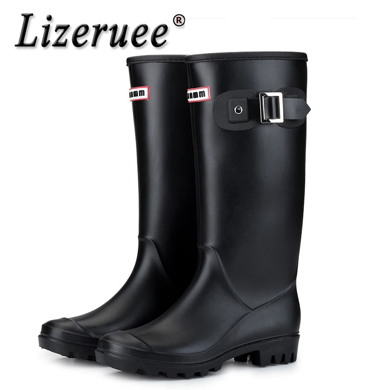 

Women'S Boots Thigh High Boots For Women Rubber Waterproof Rainboots Ladies Rain Boots Boots Botas Mujer Invierno Non-Slip Light