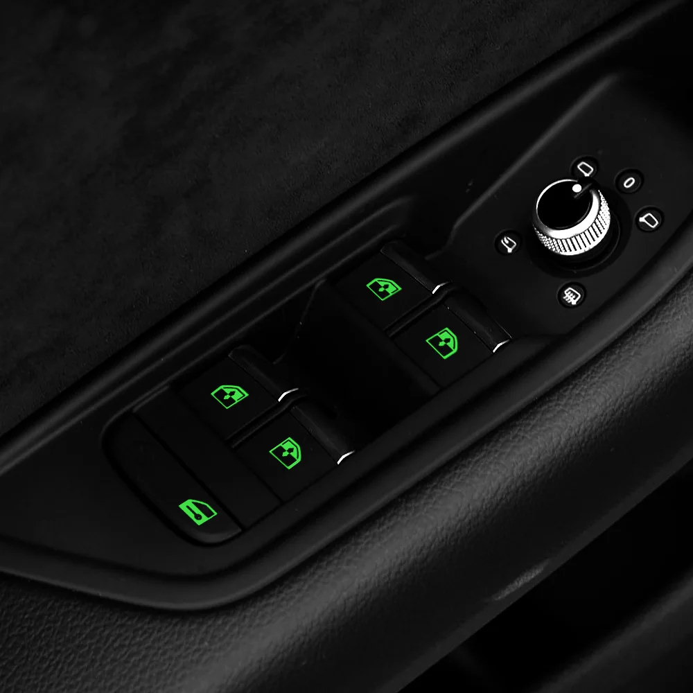 Наклейки на панель LEEPEE Rocker метка переключателя автомобильная светящаяся