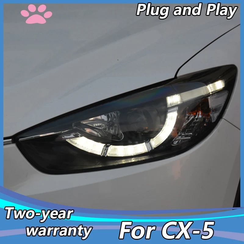 

Car Styling for Mazda CX-5 Headlights 2013-2018 CX-5 LED Headlight LED DRL Brand Sonar Hella 5 Bi-Xenon Projector Lens Hid D2H