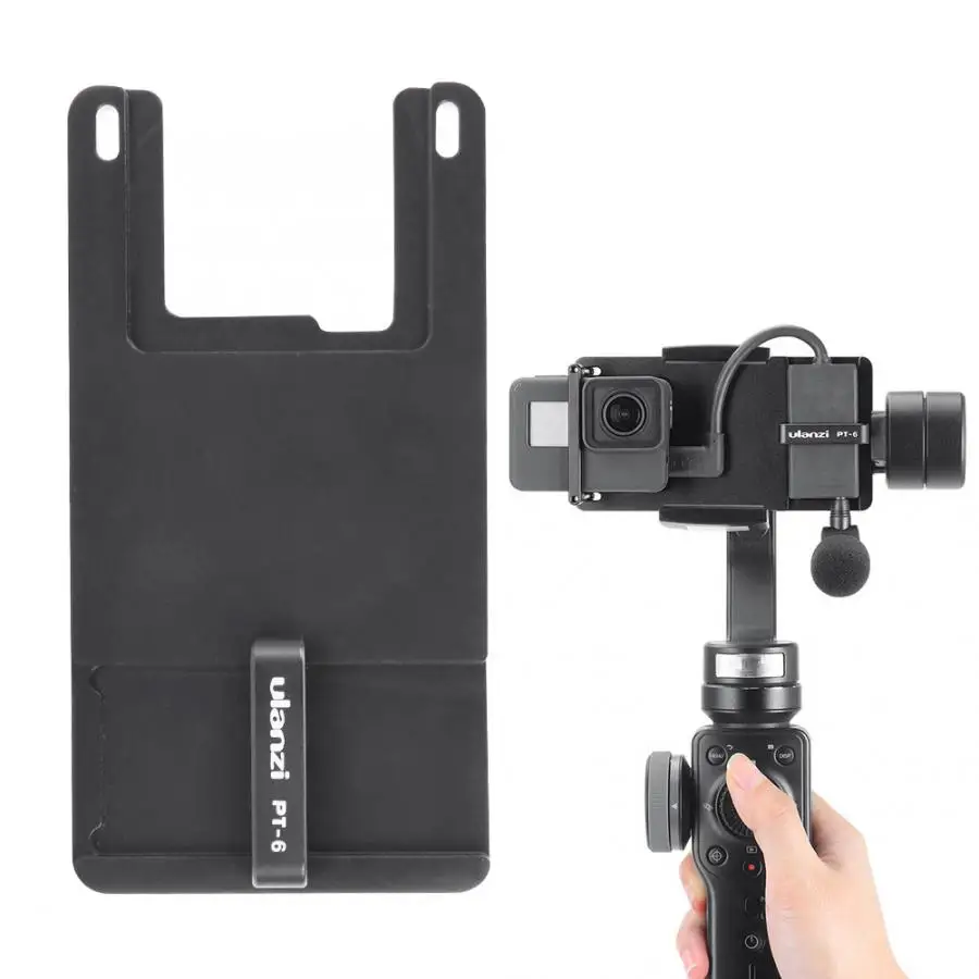 ULANZI PT 6 выключатель Крепежная пластина для GoPro фиксированный кронштейн аудио