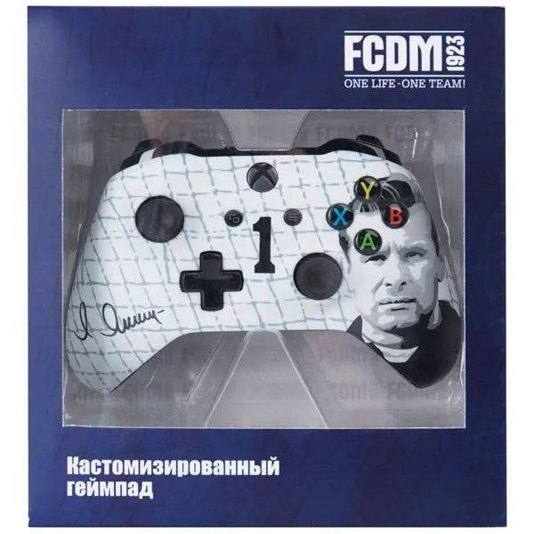 Беспроводной Геймпад Xbox One Особая расцветка Динамо Чёрный Паук Импульсивные